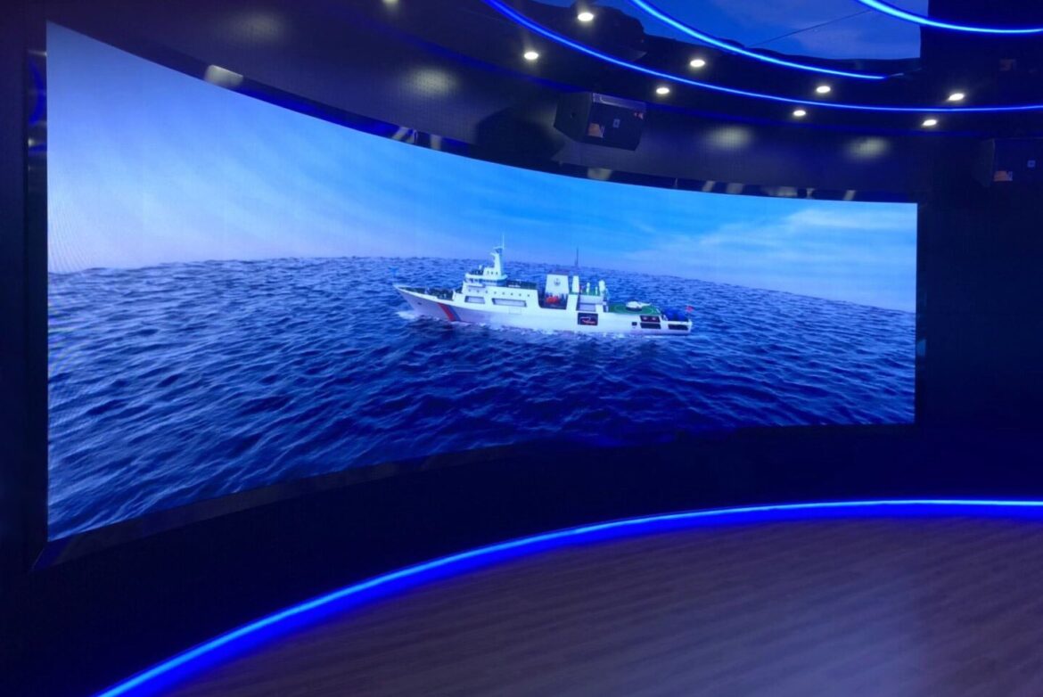 Winding road through a mountain pass